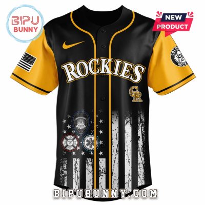 Colorado Rockies MLB x First Responders Night Baseball Jersey
