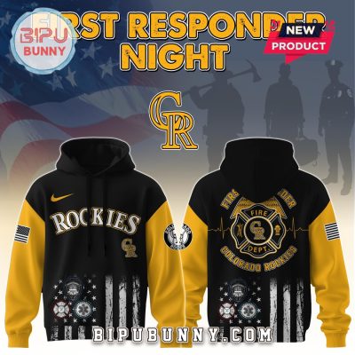 Colorado Rockies MLB x First Responders Night Hoodie And Pants