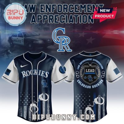 Colorado Rockies MLB x Law Enforcement Appreciation Day Baseball Jersey