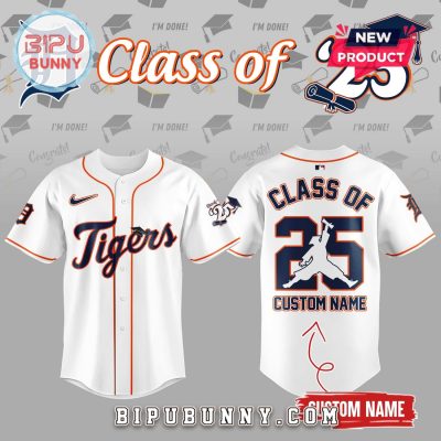 Custom Class Of 2025 Detroit Tigers Baseball Jersey