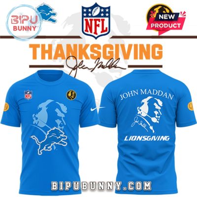 Detroit Lions – Thanksgiving Day John Madden Hoodie