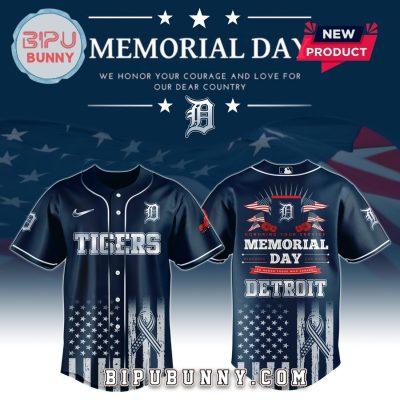 Detroit Tigers 2025 Memorial Day Baseball Jersey