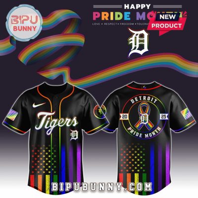 Detroit Tigers Happy Pride Month Baseball Jersey