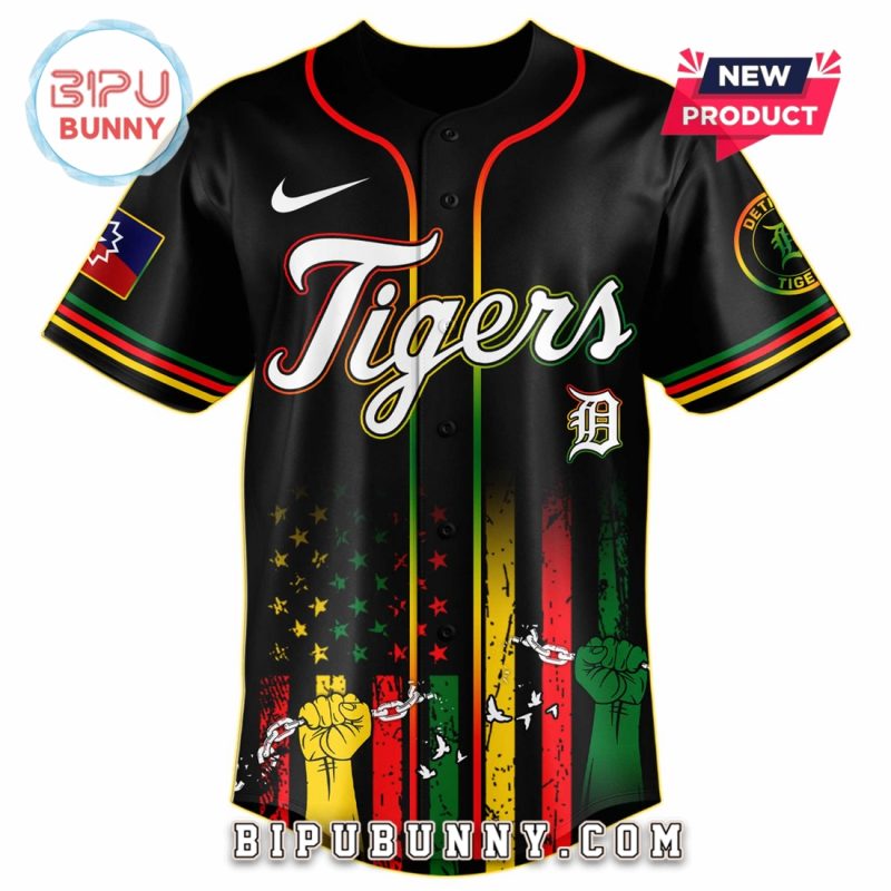 Detroit Tigers MLB x Juneteenth Day 2025 Baseball Jersey