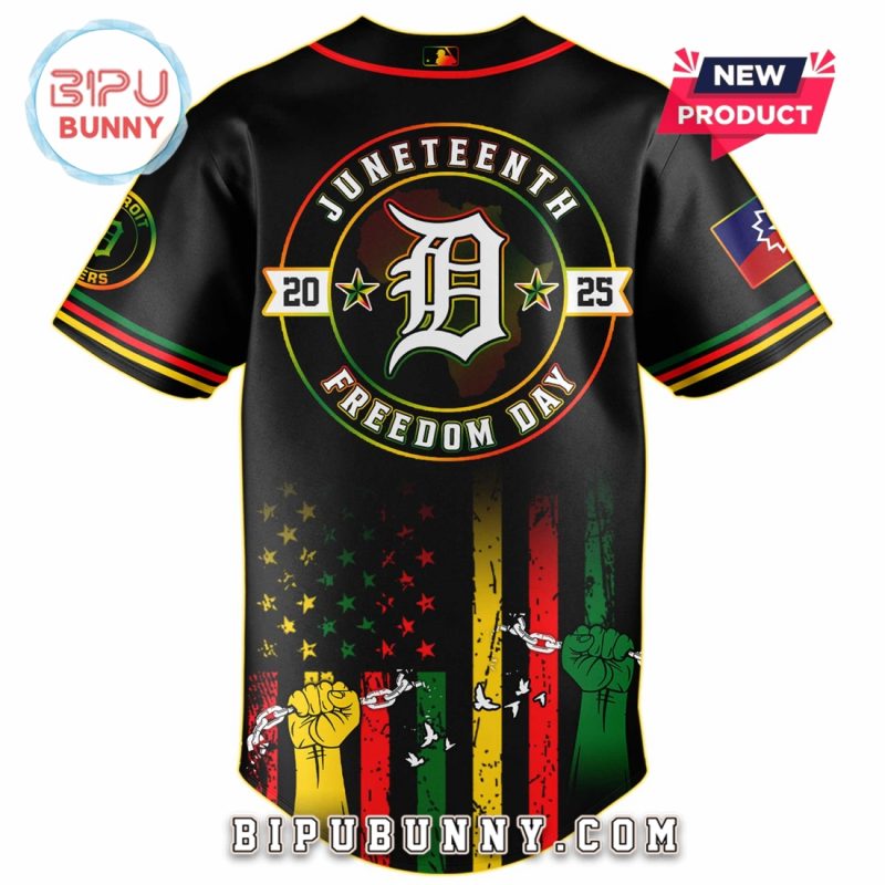 Detroit Tigers MLB x Juneteenth Day 2025 Baseball Jersey