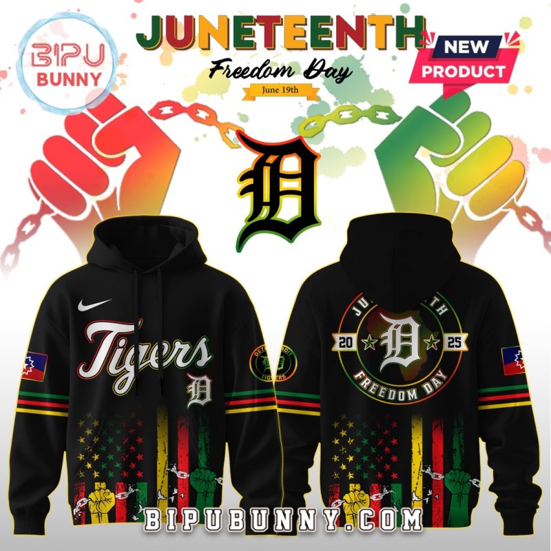 Detroit tigers MLB x Juneteenth Freedom Day Hoodie And Pants