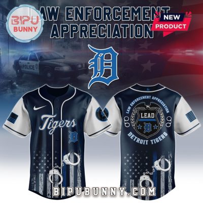 Detroit Tigers MLB x Law Enforcement Appreciation Day Baseball Jersey