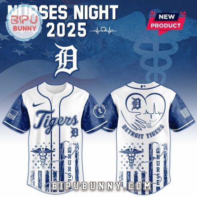 Detroit Tigers x Nurses Night 2025 Baseball Jersey
