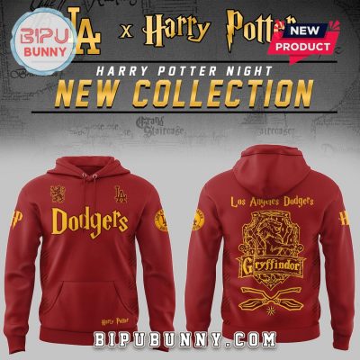 Dodgers x Harry Potter Night Gryffindor House Hoodie And Pants