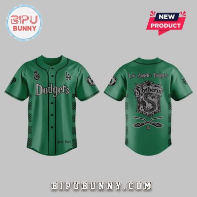 Dodgers x Harry Potter Night Slytherin House Baseball Jersey