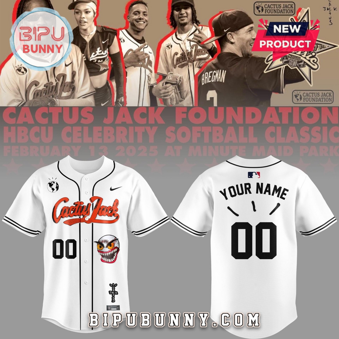 Giants x Travis Scott’s Cacus Jack Custom Baseball Jersey Giants x Travis Scott’s Cacus Jack Custom Baseball Jersey