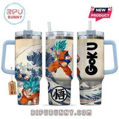 Goku Blue – Kanagawa Collection Stanley Tumbler 40oz