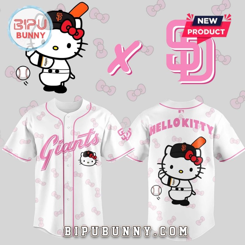 Hello Kitty x San Francisco Giants 2025 Baseball Jersey