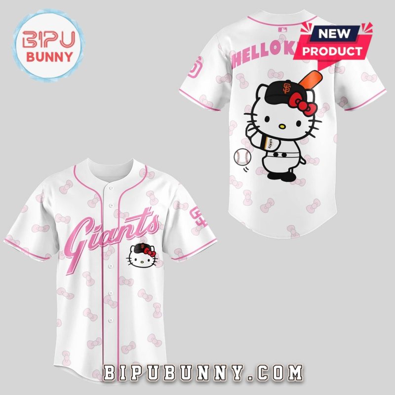 Hello Kitty x San Francisco Giants 2025 Baseball Jersey