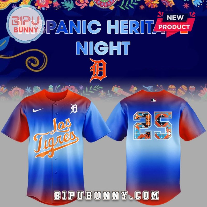 Hispanic Heritage Night Tigers Baseball Jersey
