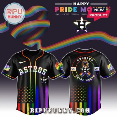 Houston Astros Happy Pride Month Baseball Jersey