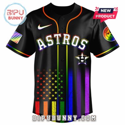 Houston Astros Happy Pride Month Baseball Jersey