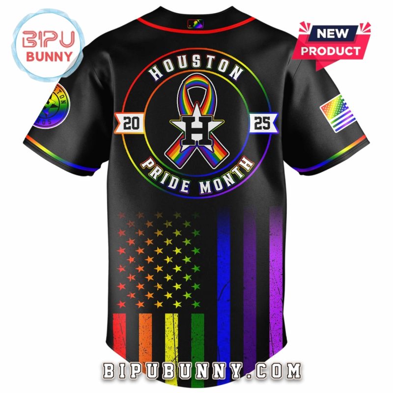 Houston Astros Happy Pride Month Baseball Jersey