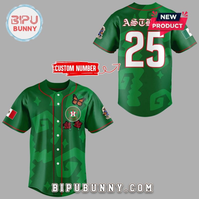 Houston Astros Mexican Heritage Night Baseball Jersey