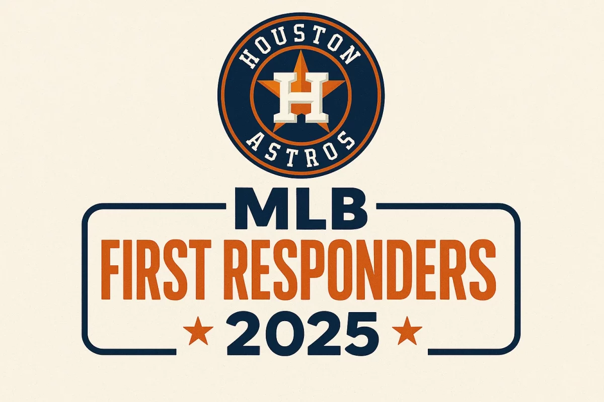 Houston Astros MLB First Responders Night Baseball Jersey 2025 tribute design