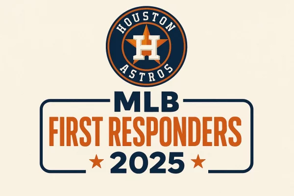 Houston Astros MLB First Responders Night Baseball Jersey 2025 tribute design