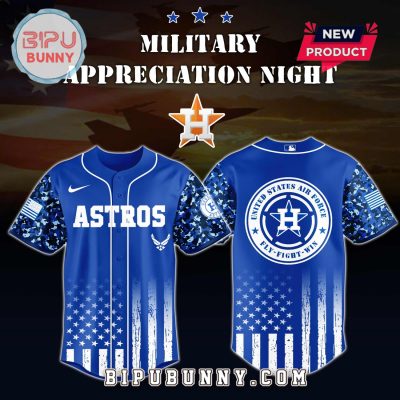 Houston Astros MLB x Air Force Military Appreciation Night Baseball Jersey