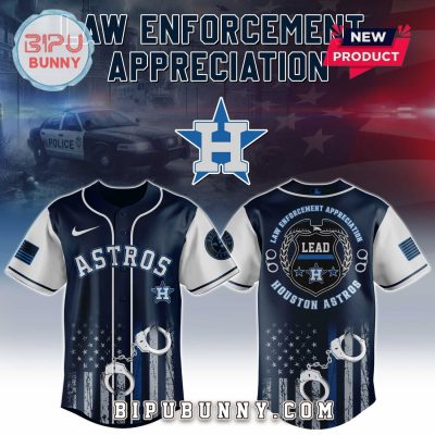 Houston Astros MLB x Law Enforcement Appreciation Day Baseball Jersey