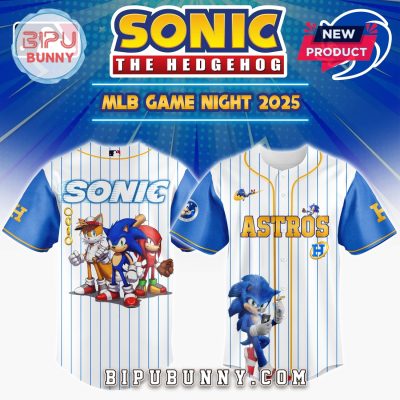 Houston Astros MLB x Sonic Game Night Baseball Jersey