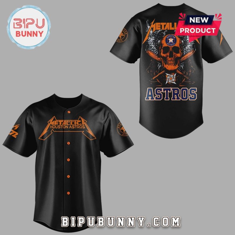 Houston Metallica Metallica M72 World Tour Baseball Jersey