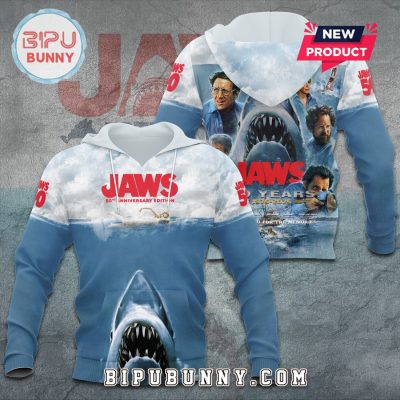 Jaws 50 Year Memories Signatures Hoodie