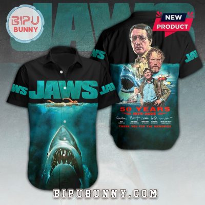 Jaws 50th Anniversary Retro Hawaiian Shirt