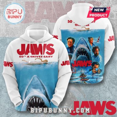 Jaws Spielberg Movie Anniversary Hoodie