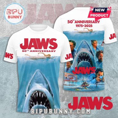 Jaws Spielberg Movie Anniversary Hoodie