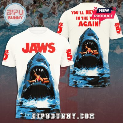 Jaws – You’ll Never Go In The Water Again White Hoodie
