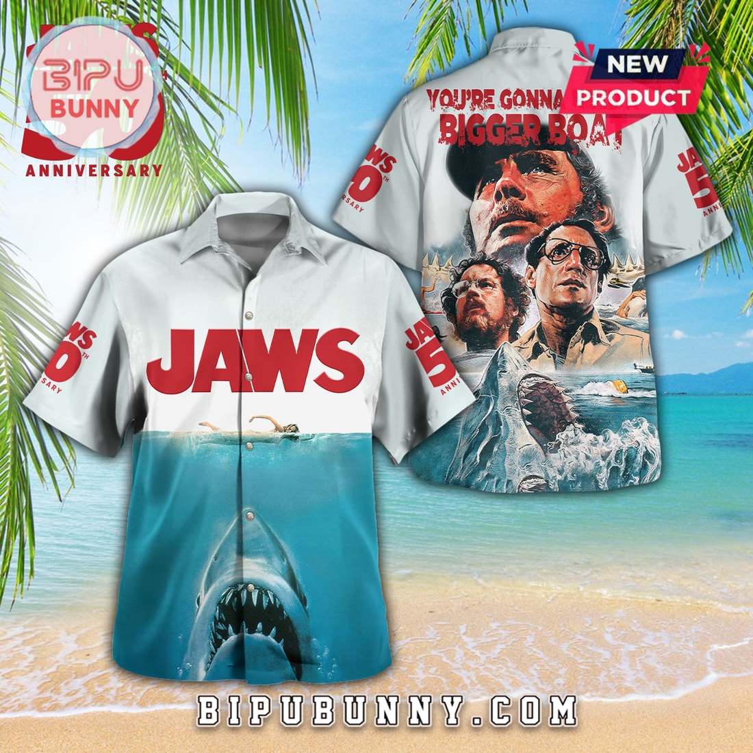 Jaws – You’re Gonna Need A Bigger Boat Hawaiian Shirt Jaws – You’re Gonna Need A Bigger Boat Hawaiian Shirt
