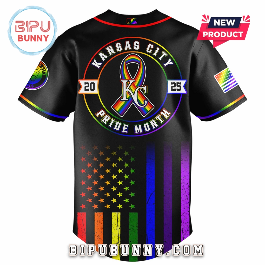 Kansas City Royals Happy Pride Month Baseball Jersey Kansas City Royals Happy Pride Month Baseball Jersey