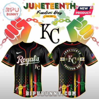 Kansas City Royals MLB x Juneteenth Day 2025 Baseball Jersey