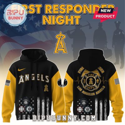 Los Angeles Angels MLB x First Responders Night Hoodie And Pants