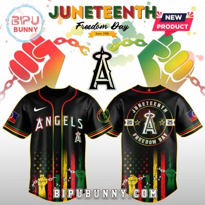 Los Angeles Angels MLB x Juneteenth Day 2025 Baseball Jersey