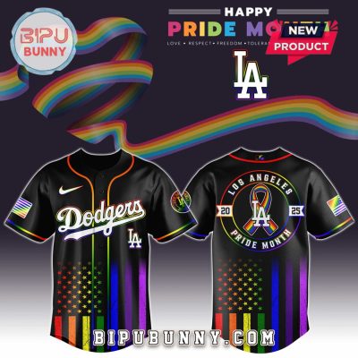 Los Angeles Dodgers Happy Pride Month Baseball Jersey