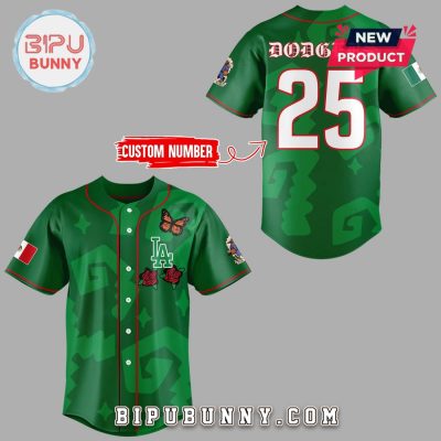 Los Angeles Dodgers Mexican Heritage Night Baseball Jersey