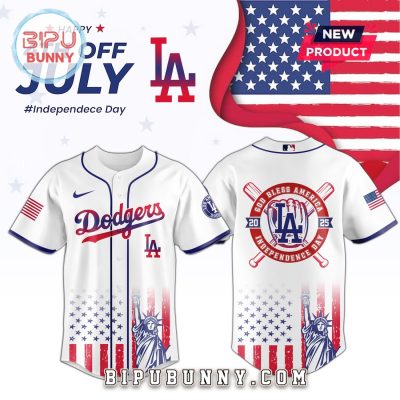 Los Angeles Dodgers MLB Independence Day 2025 Baseball Jersey