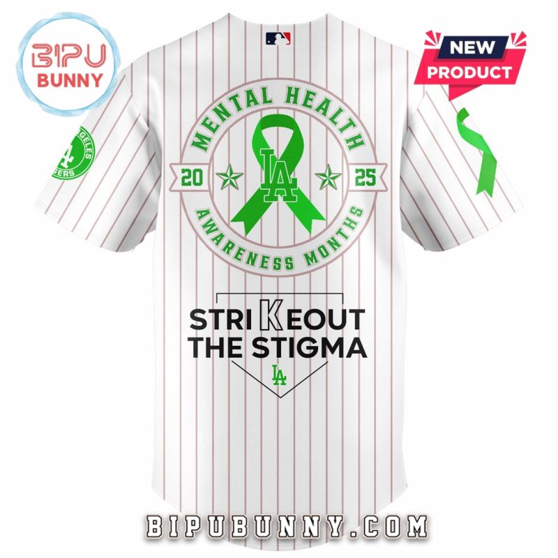 Los Angeles Dodgers MLB Mental Health Awareness Baseball Jersey