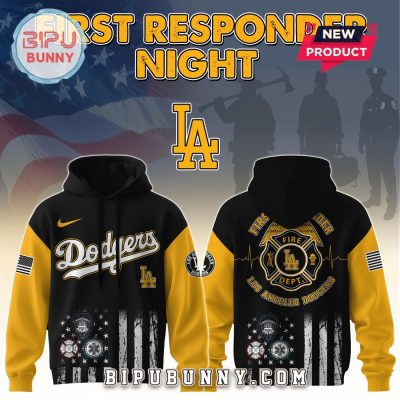 Los Angeles Dodgers MLB x First Responders Night Hoodie And Pants