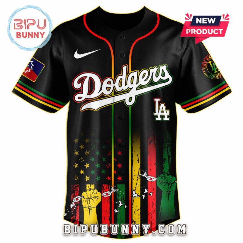 Los Angeles Dodgers MLB x Juneteenth Day 2025 Baseball Jersey