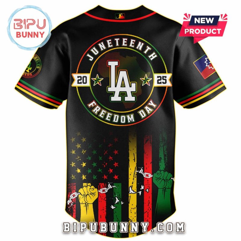 Los Angeles Dodgers MLB x Juneteenth Day 2025 Baseball Jersey