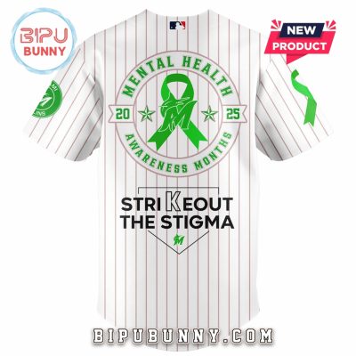 Miami Marlins MLB Mental Health Awareness Baseball Jersey
