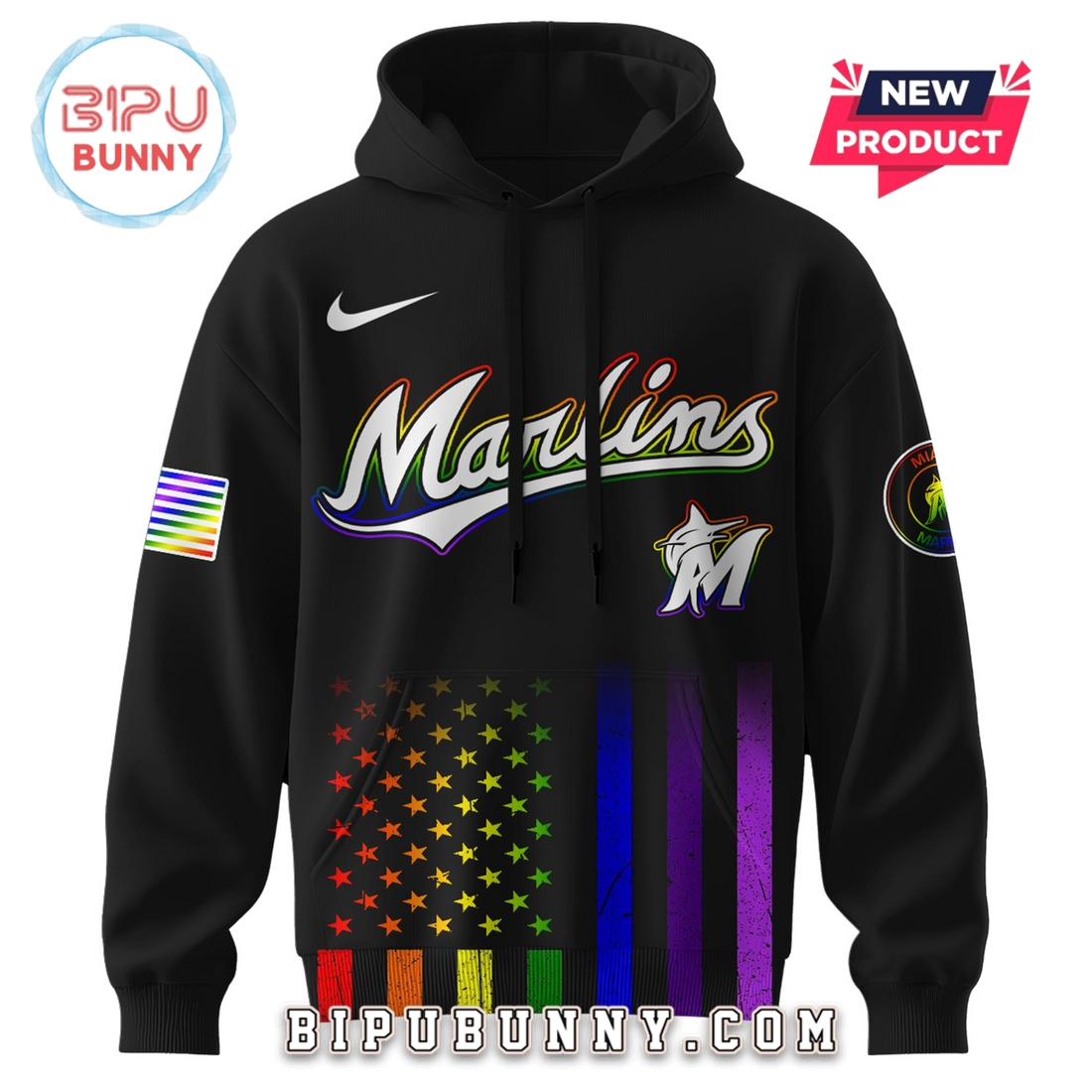 Miami Marlins MLB Pride Month LGBTQ Hoodie And Pants Miami Marlins MLB Pride Month LGBTQ Hoodie And Pants