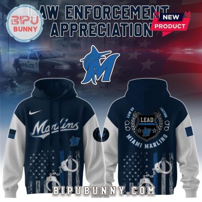 Miami Marlins MLB x Law Enforcement Appreciation Day Hoodie And Pants