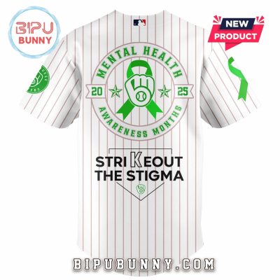 Milwaukee Brewers MLB Mental Health Awareness Baseball Jersey